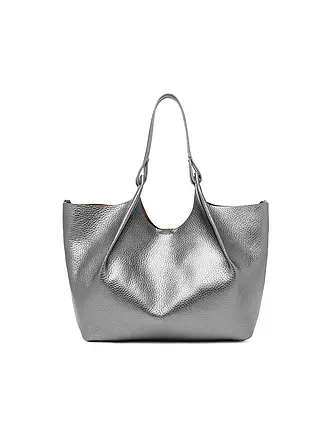 GIANNI CHIARINI | Sac en cuir - Sac Hobo DUA | silber